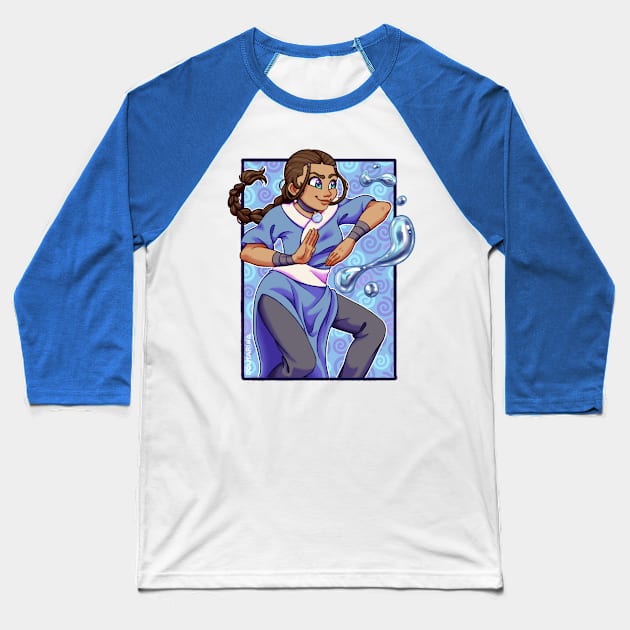 Katara - Avatar Baseball T-Shirt by Doutarina